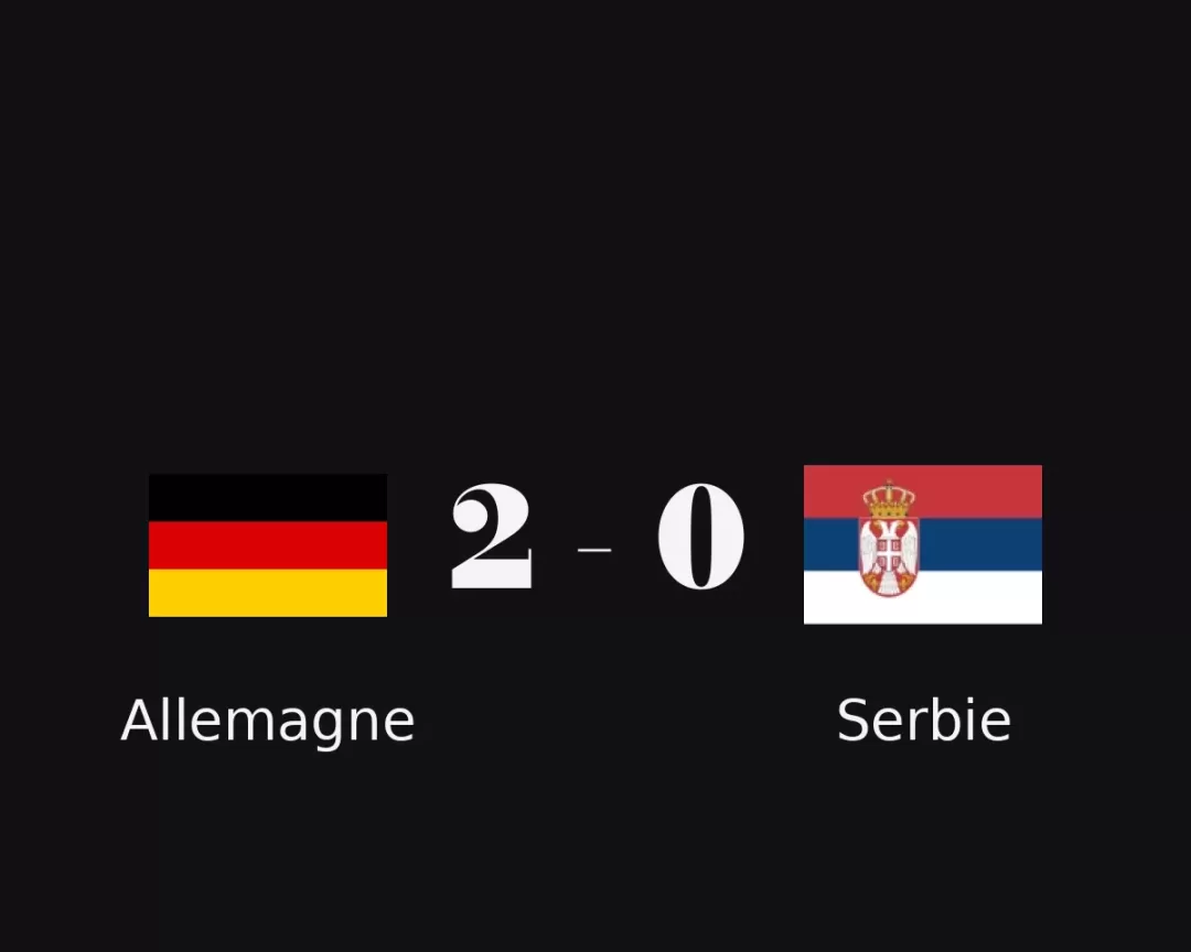 Allemagne contre Serbie