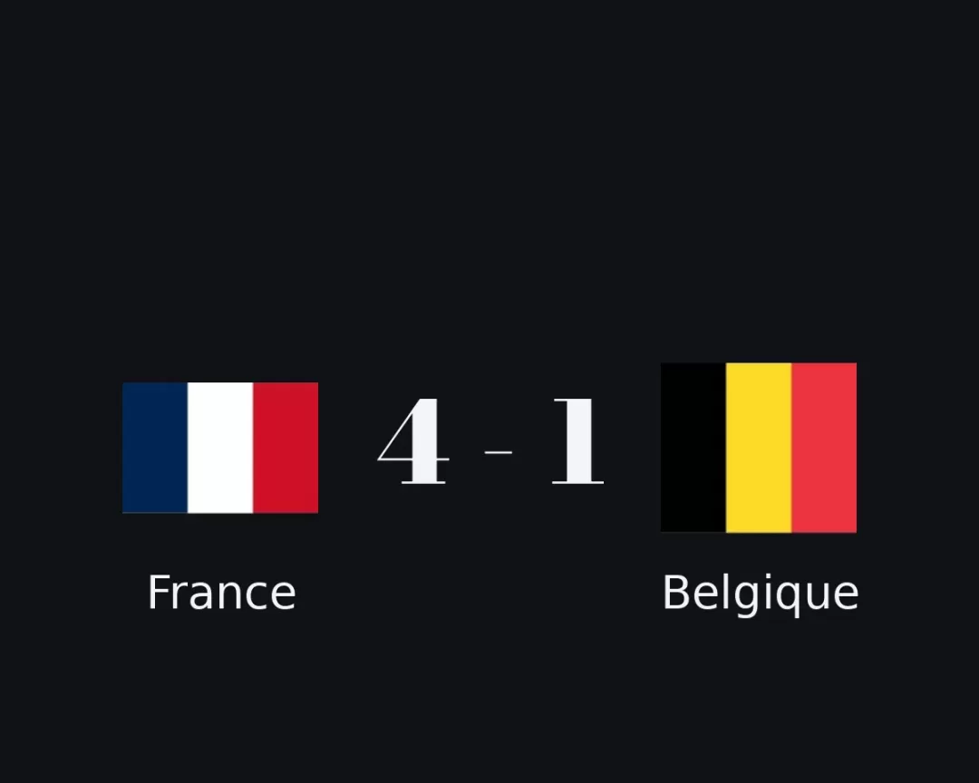 France contre Belgique