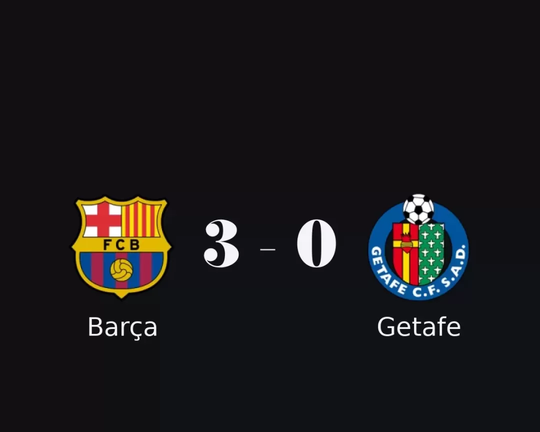Barça contre Getafe