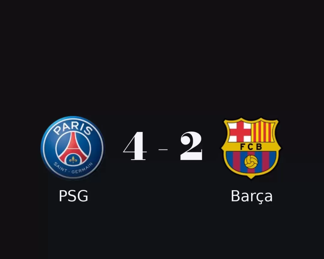 PSG contre Barça
