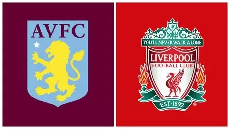 Logo des clubs Aston Villa et Liverpool