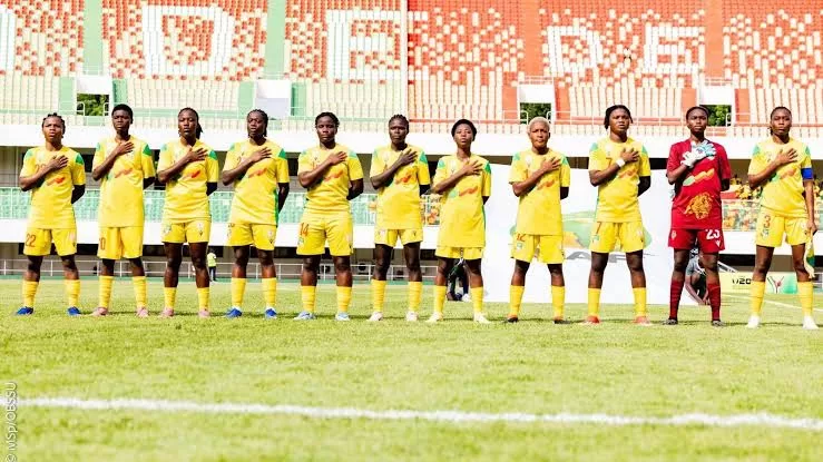 Image des joueuses de l'équipe féminine du Bénin