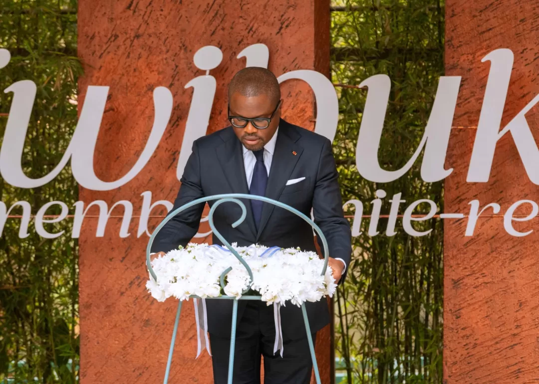 Romuald Wadagni au mémorial du génocide de Kigali