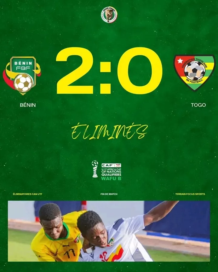 Score final du match