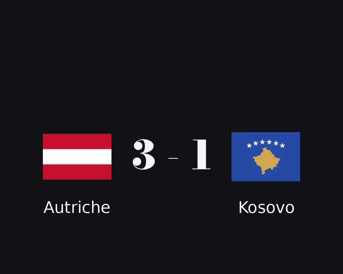 Autriche contre Kosovo