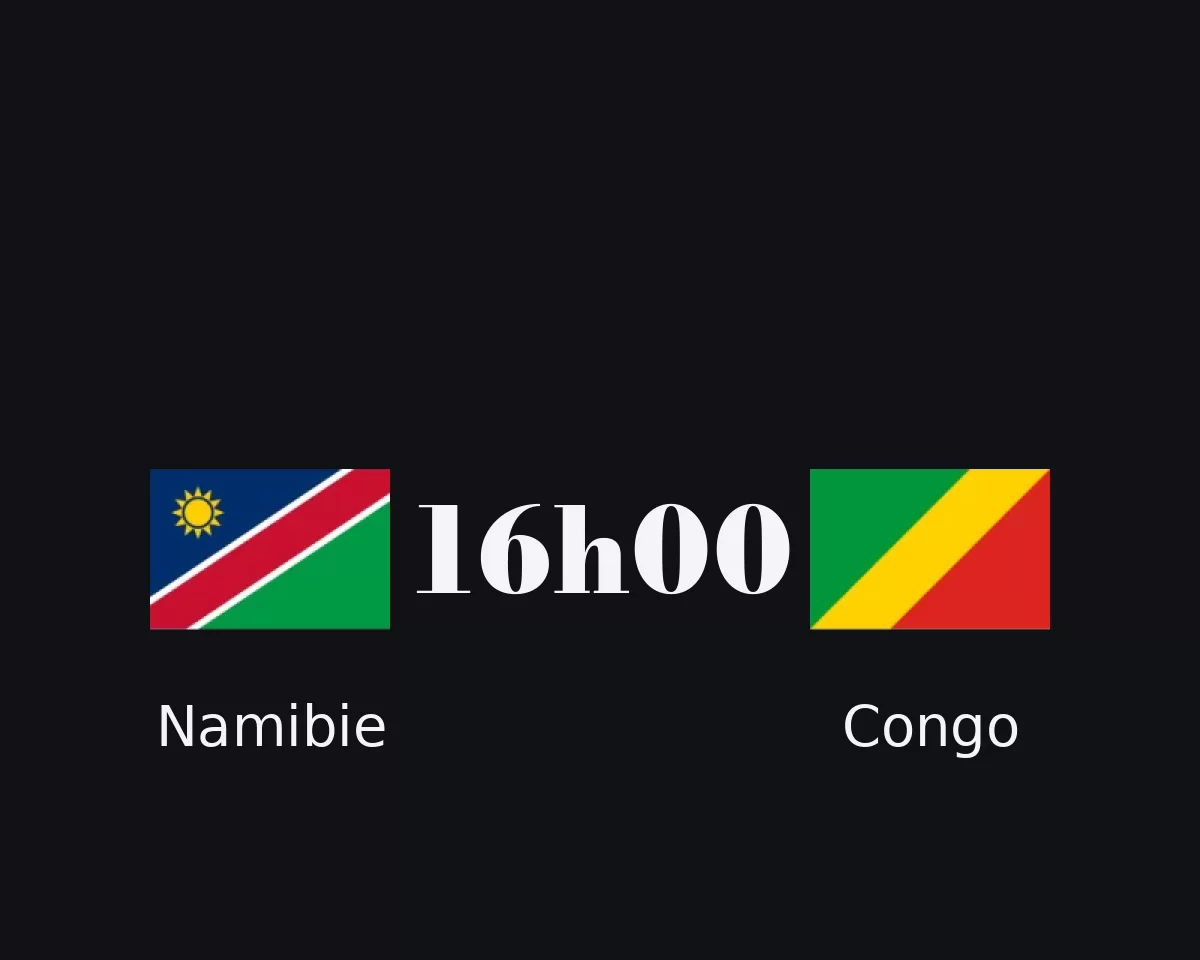 Namibie contre Congo