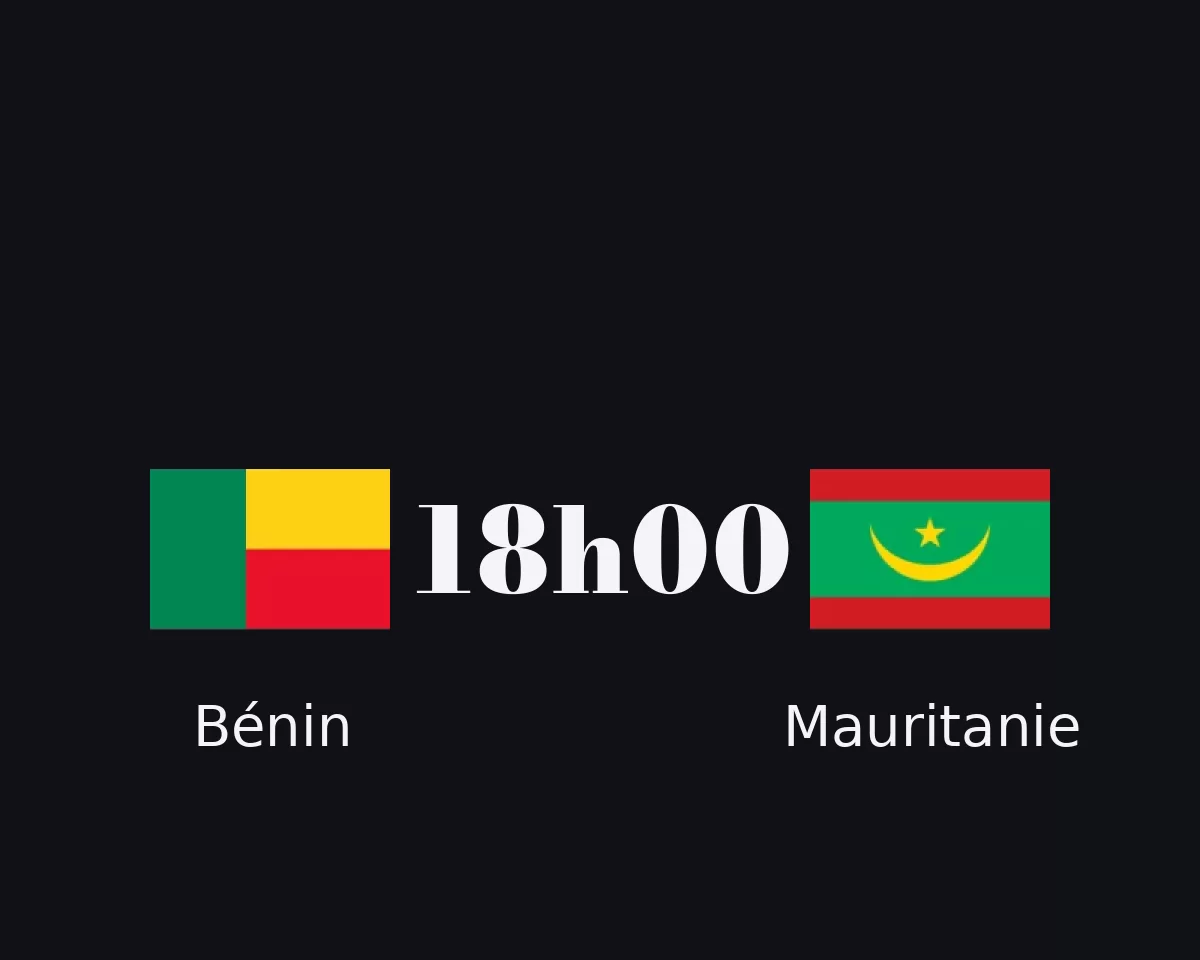 Bénin contre Mauritanie