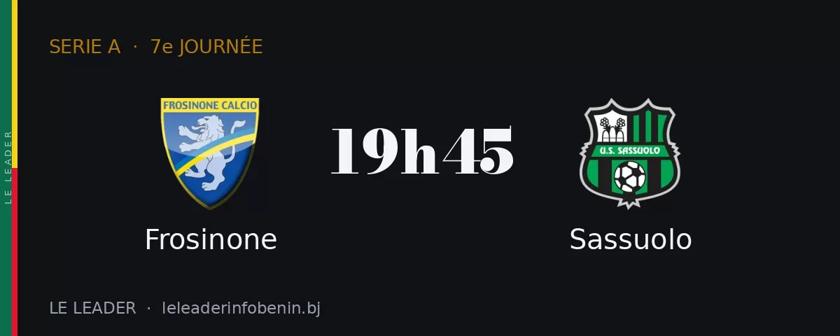 Frosinone contre Sassuolo