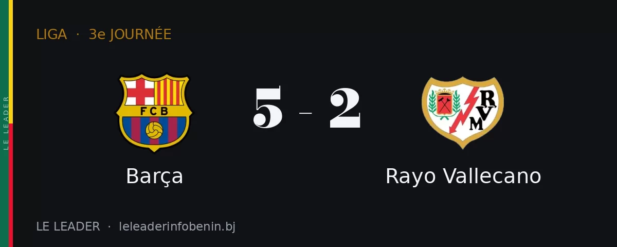 Barça contre Rayo Vallecano